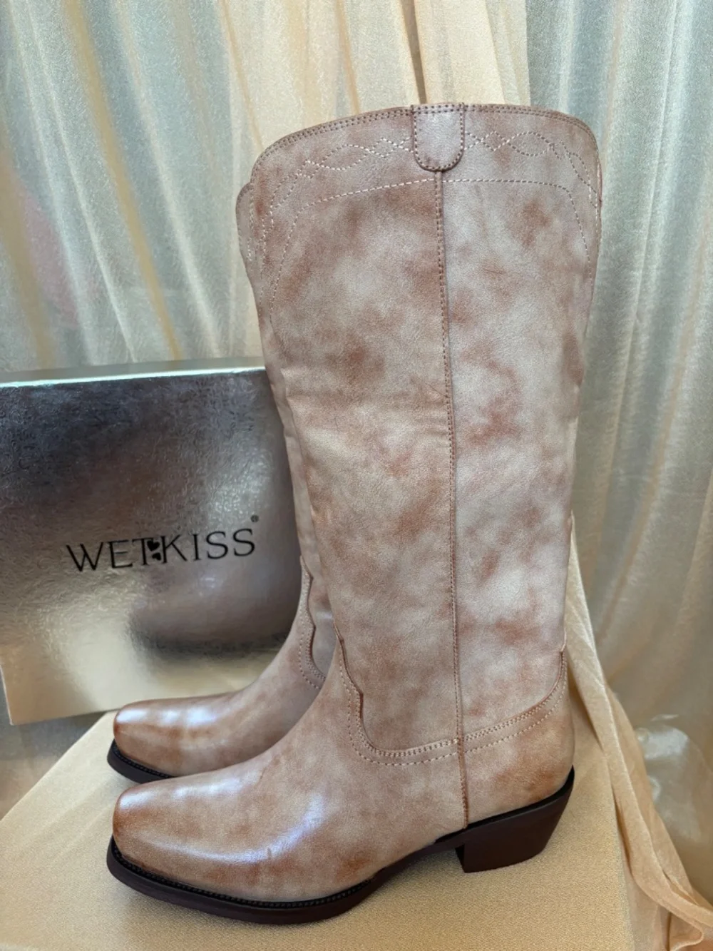 Taupe Cowboy Boots